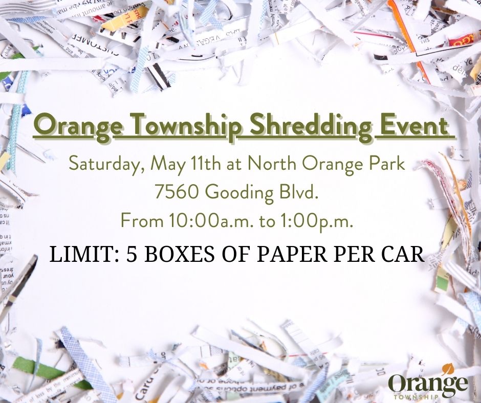Shredding Event Orange Township, OH Official Website